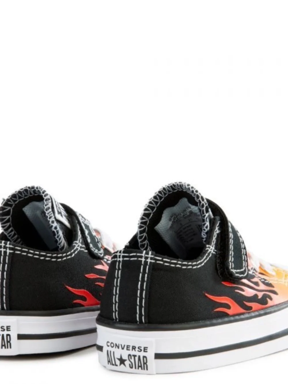 NEW Chuck Taylor Converse All Star Canvas Archive Flames Toddler Sneaker Shoes 4
